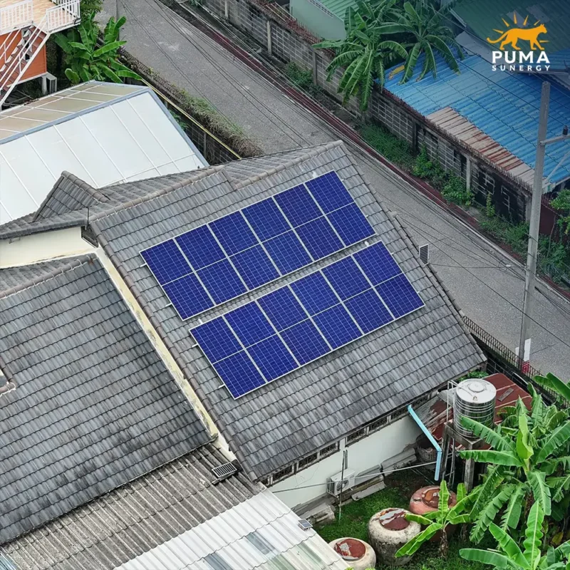 ผลงานติดตั้งโซล่าเซลล์ บ้านพักอาศัย ขนาด 6 kW จ.ลพบุรี ปลอดภัยด้วยระบบ Microinverter โดย PUMA SUNERGY