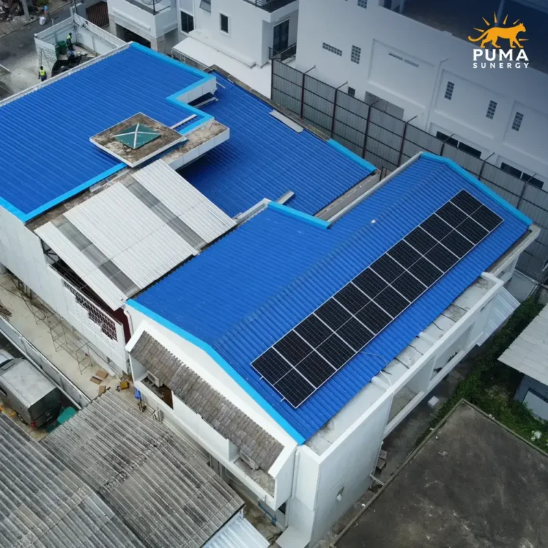 ผลงานติดตั้งโซล่าเซลล์ โฮมออฟฟิศ บ้านพักอาศัย ขนาด 6 kW เขตดินแดง กรุงเทพมหานคร ปลอดภัยด้วย Microinverter โดย PUMA SUNERGY